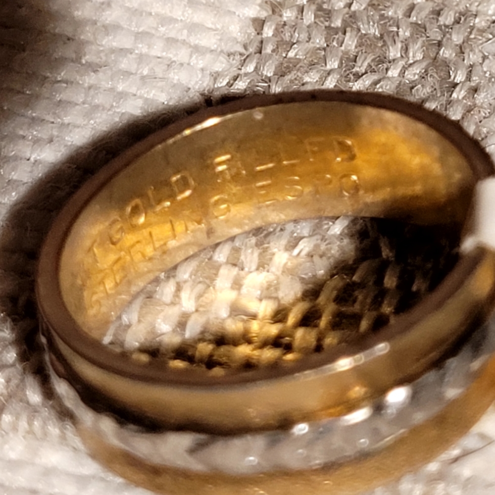 Gold and Silver tone band - Picture 3 of 3